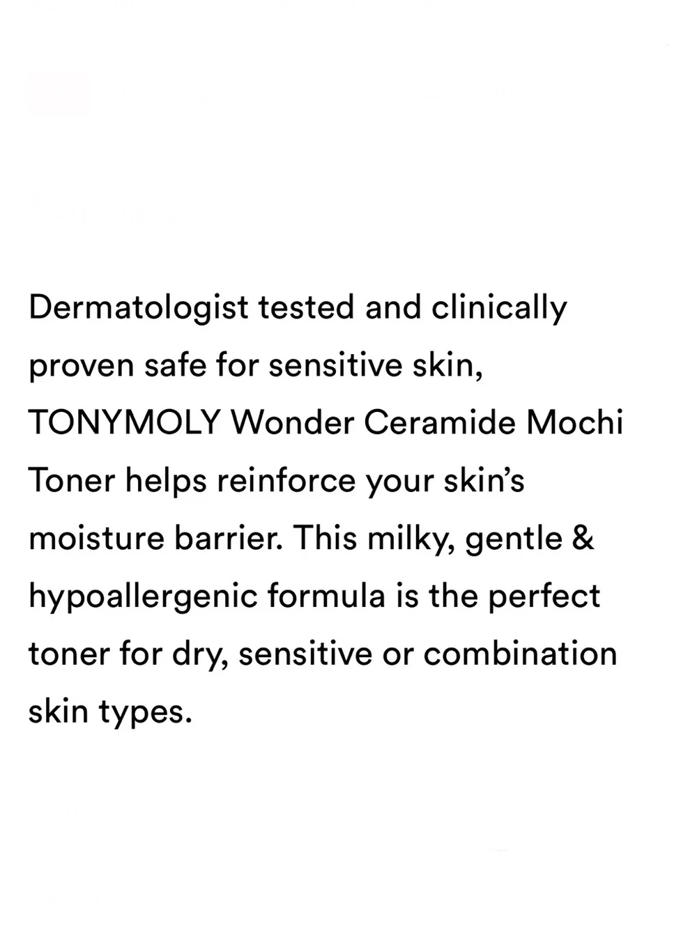TONYMOLY Wonder Ceramide Mochi Toner Mini